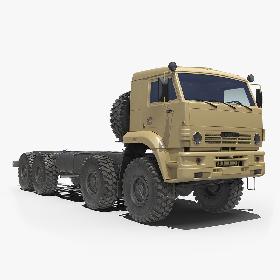 3D Kamaz 6560 Desert Camo model